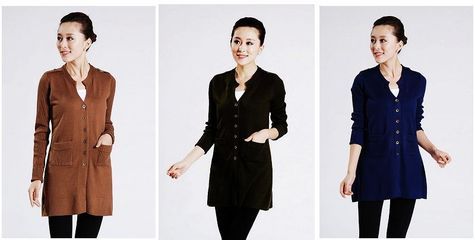 秋日温情，时尚之选 韩版中长款针织开衫引领中老年女装批发新风尚